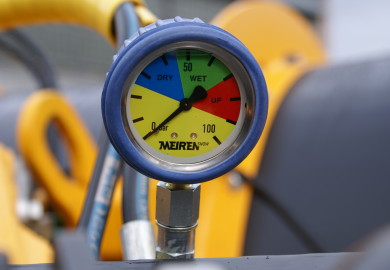 Manometer för justering av lufttryck för moddskären