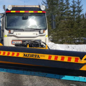 Leichte Schneepflug MSLN mit seitlichen Verschiebungen